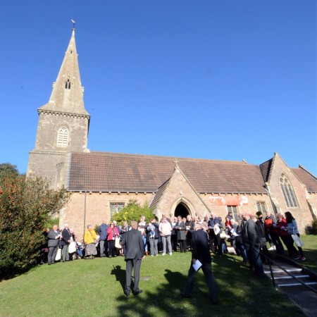 Christ Church Montpelier outside Church