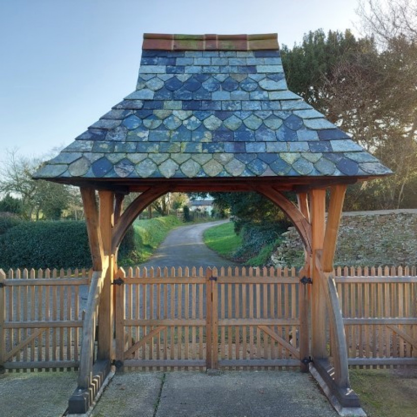 Historic lychgate rescued from collapse