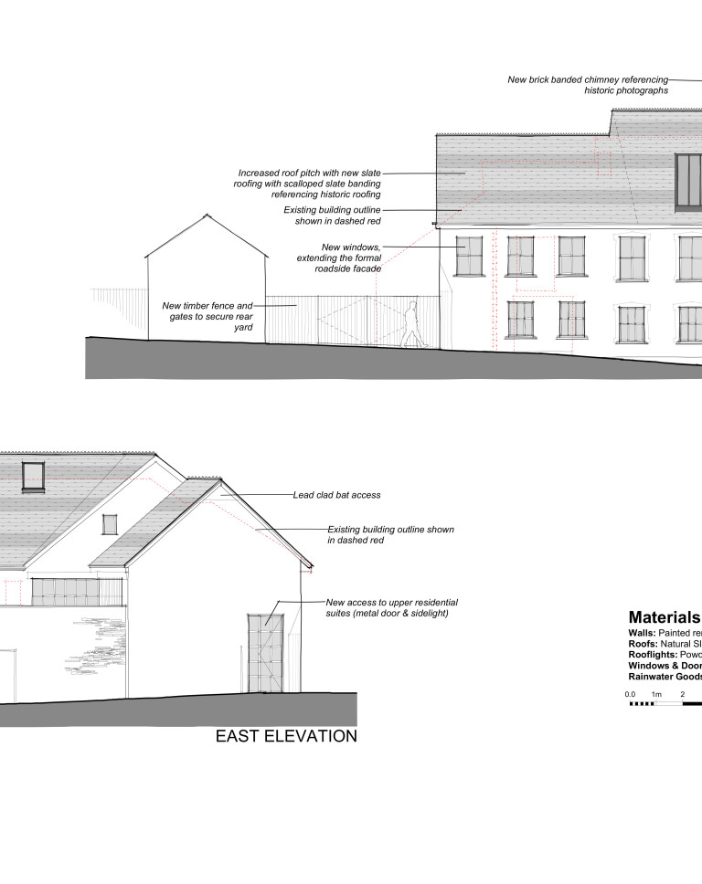 1212 Architects Devon Shop elevations