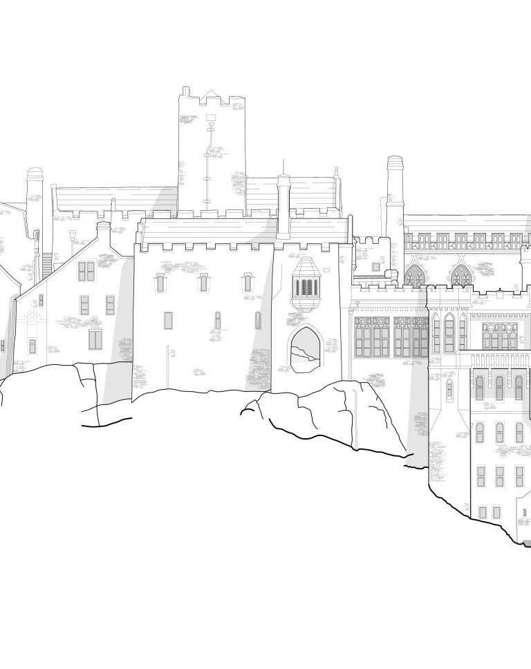 Architects Cornwall St Michaels Mount elevation