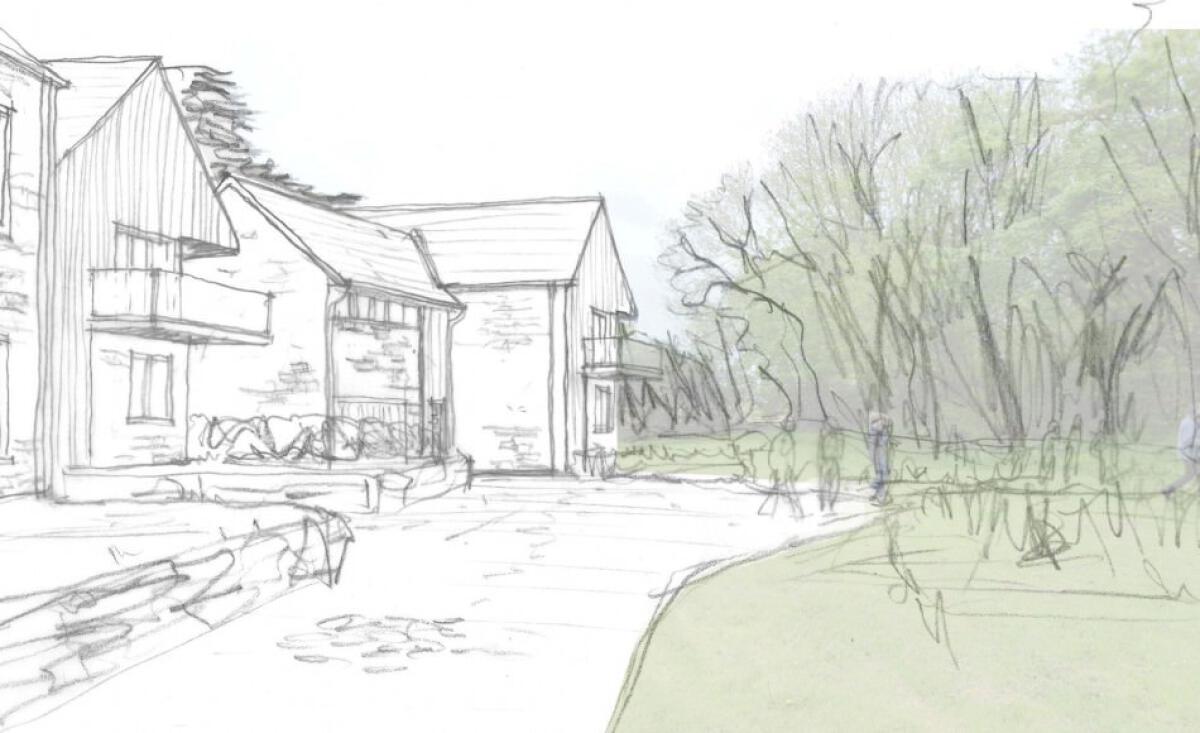 Scheduled monument development sketch