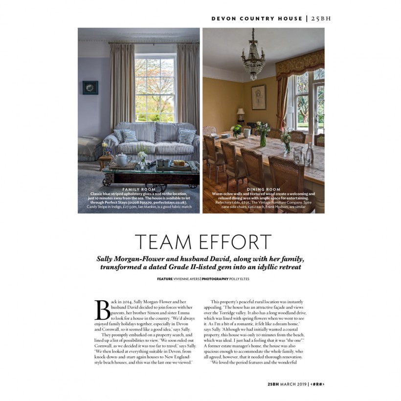 Grade II listed house renovation features in 25 Beautiful Homes magazine